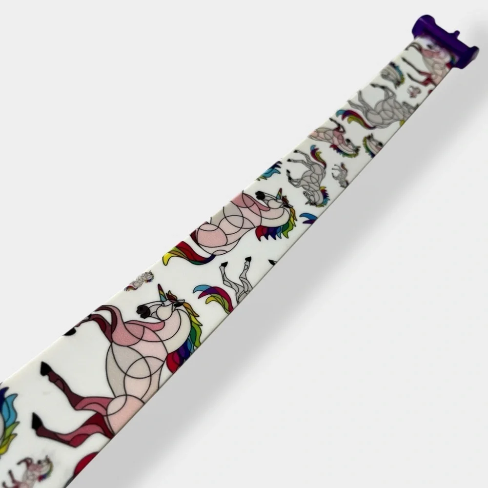 HOTL x C4 Unicorn Equestrian Belt Purple Buckle
